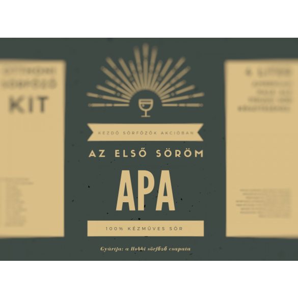 American Pale Ale receptcsomag 4 literes - Let's Brew Kithez