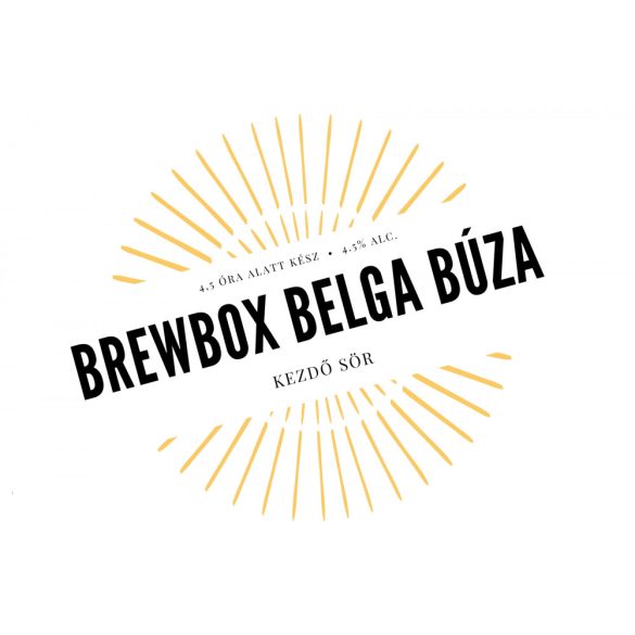 Belga búza utántöltő receptcsomag (8L) Brewbox kithez